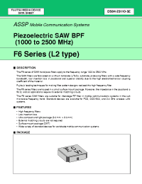 Datasheet FAR-F6CE-1G7300-L2TC-U производства Fujitsu